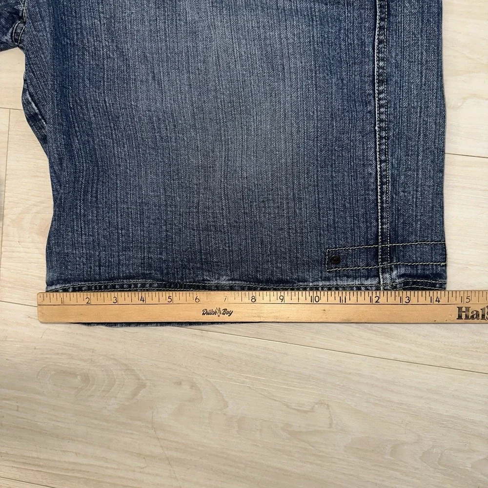 Vintage Mecca Jean Shorts‎ Mens 40 Blue Baggy Jorts Skater Grunge Rap 90s Y2K - Picture 6 of 7